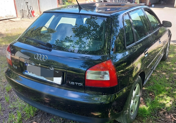 Audi A3 cena 6500 przebieg: 319000, rok produkcji 2002 z Koźmin Wielkopolski małe 46